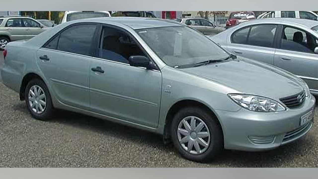 Nicola Sallese's silver Camry