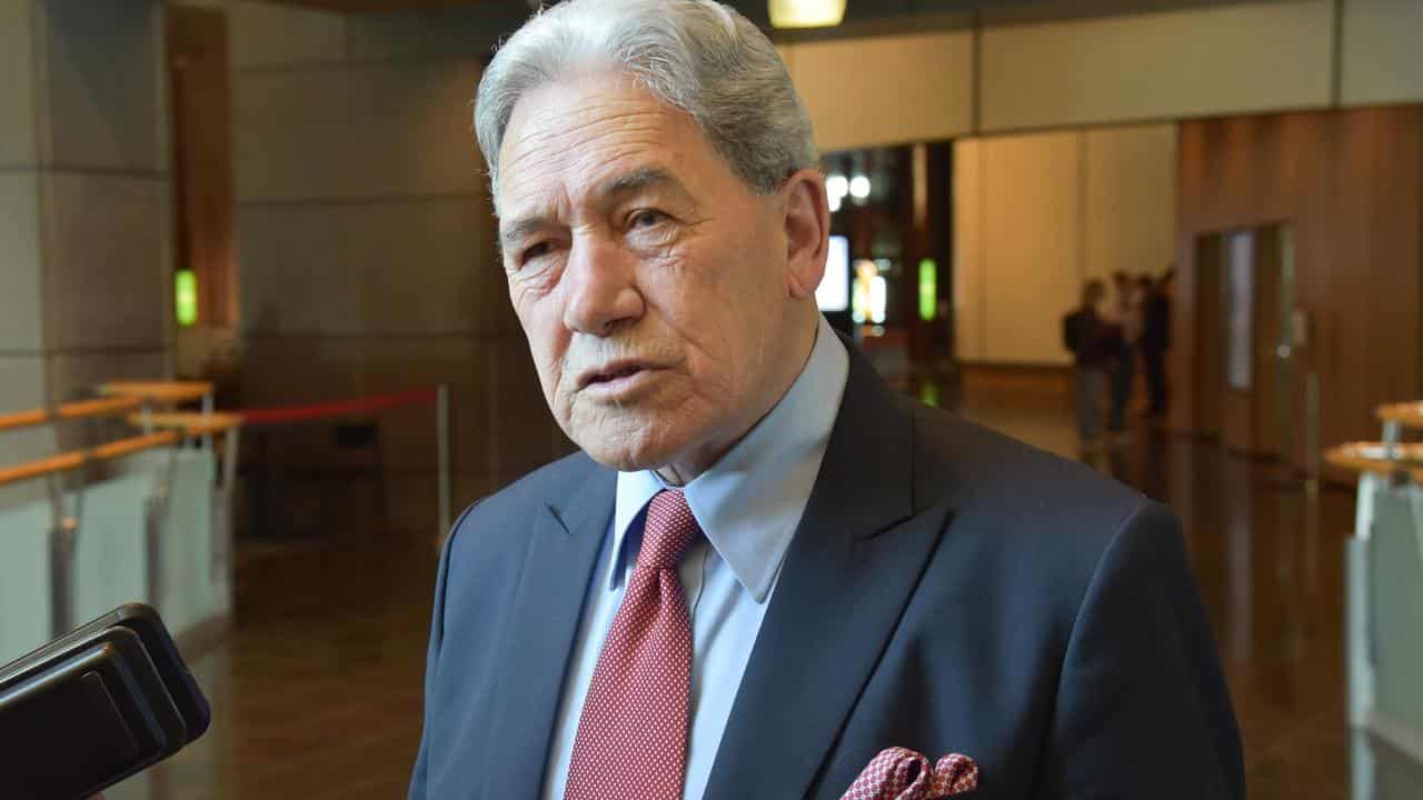 New Zealand First leader Winston Peters