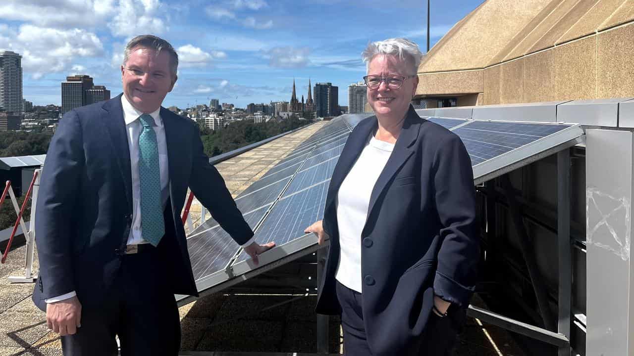 Energy Minister Chris Bowen and NSW Energy Minister Penny Sharpe