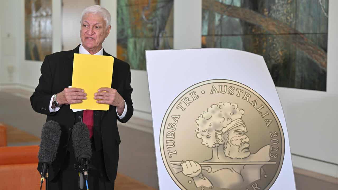 Bob Katter's coin design