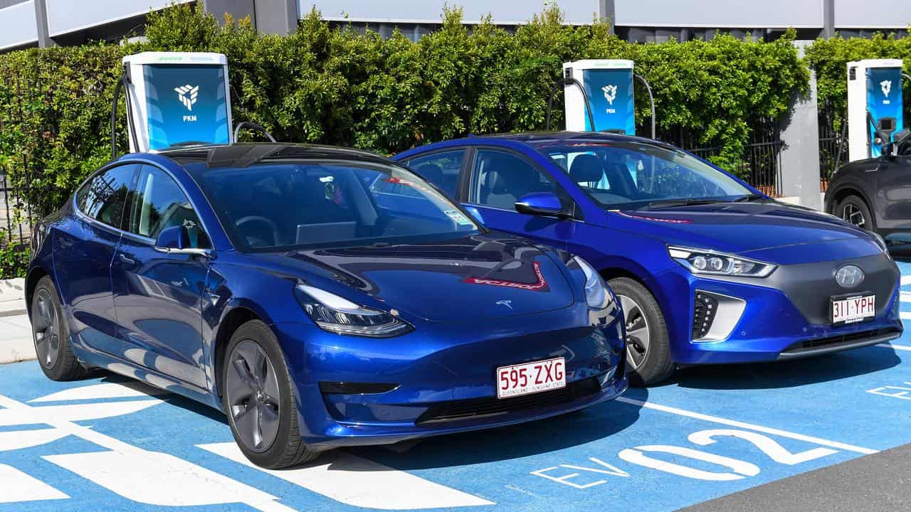 Electric cars and charging stations