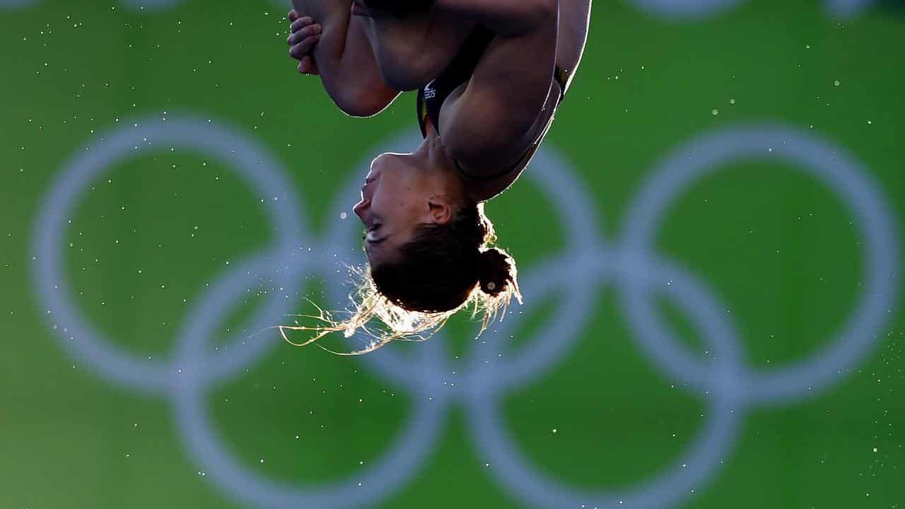 Australian diver Brittany O'Brien at the Rio 2016 Olympics.