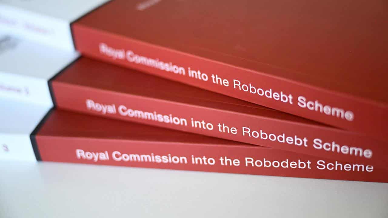 Copies of the report of the Royal Commission into the Robodebt Scheme.