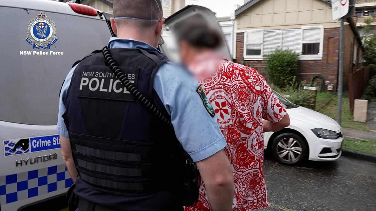 Eight men were arrested in Sydney raids targeting a crime gang.