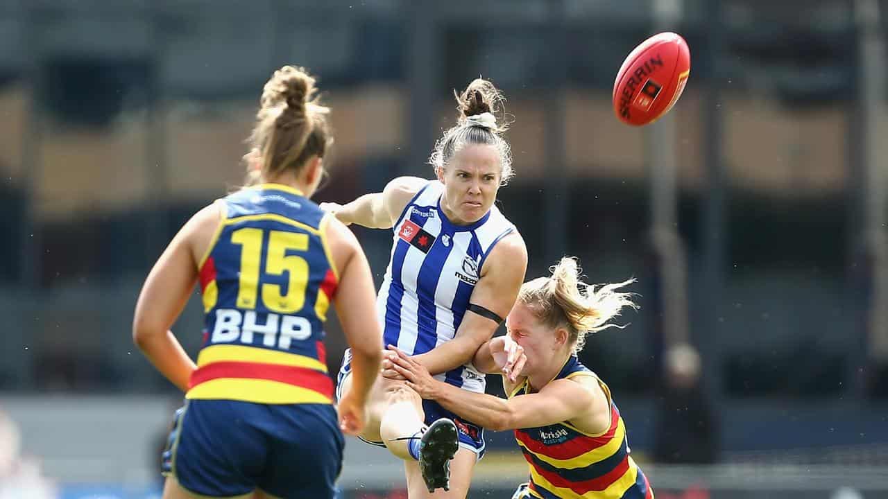 North Melbourne's Emma Kearney 