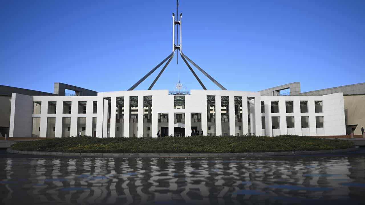 Parliament House in Canberra.