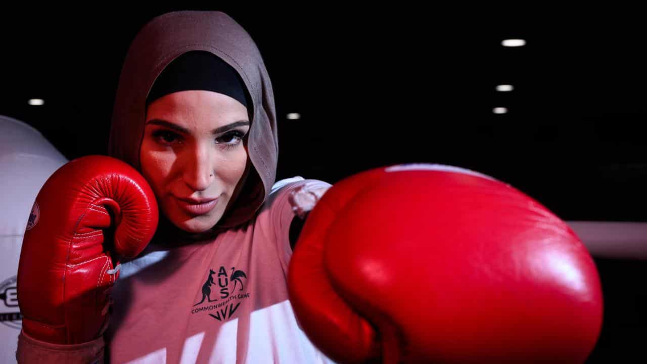 Australian boxer Tina Rahimi. 