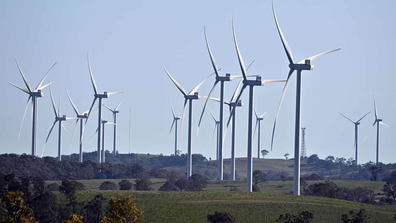 Power-generating windmill turbines