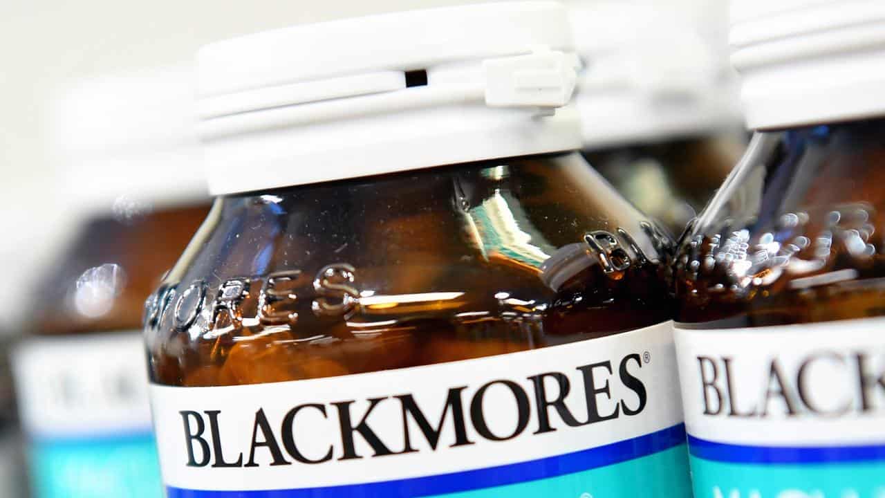 Blackmores labelling (file image)