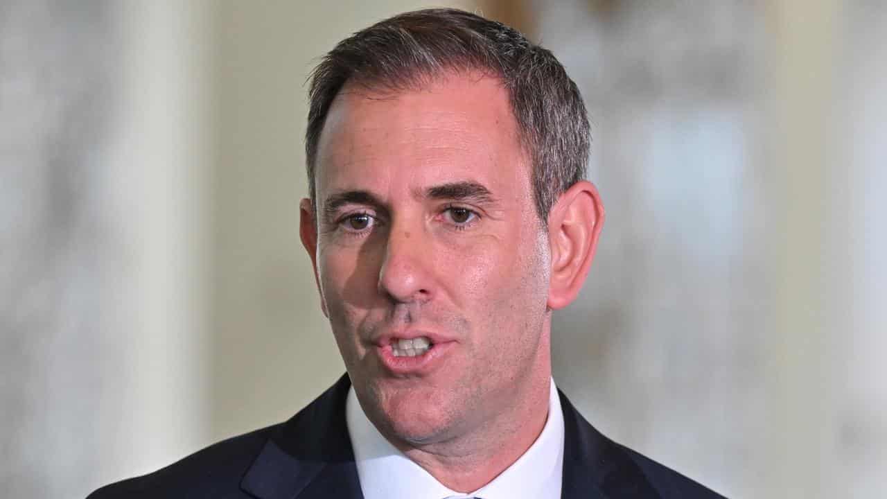 Treasurer Jim Chalmers at Parliament House in Canberra