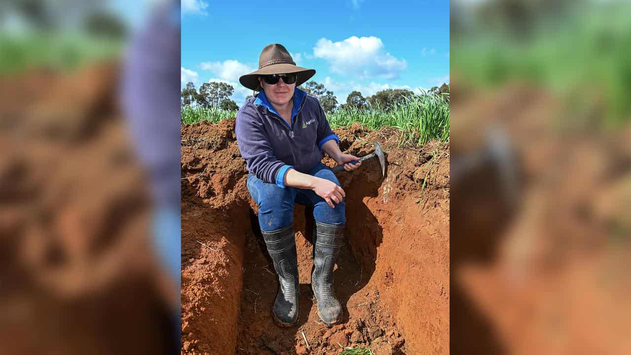 soil scientist Dr Cassandra Schefe