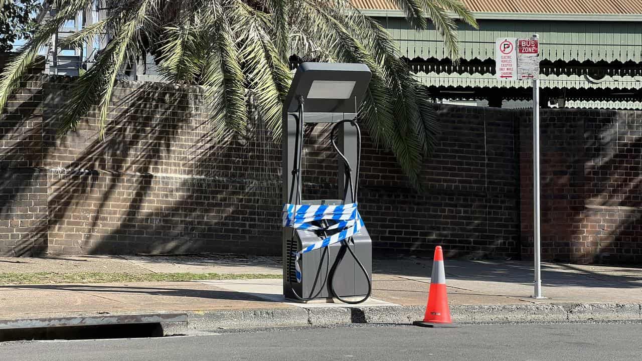 An EV Charging station