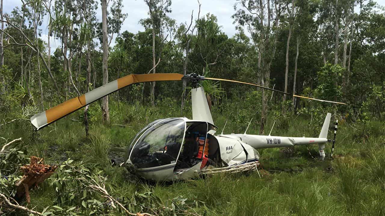 A chopper wreck