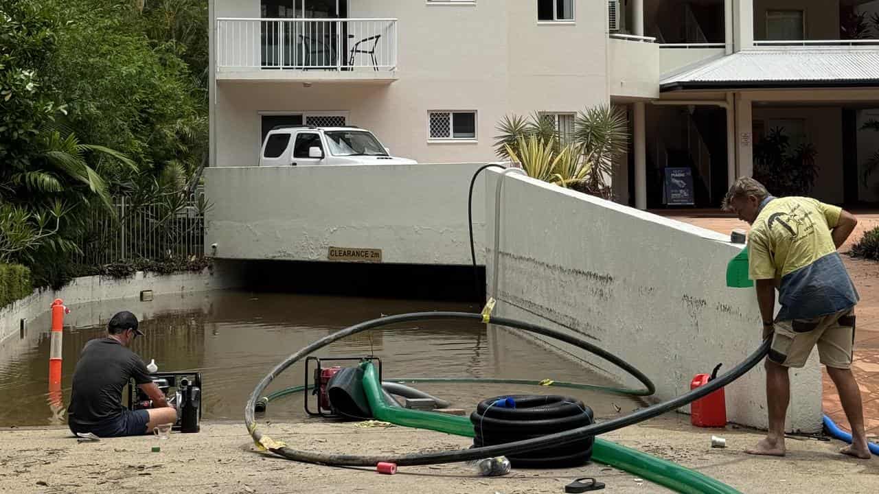 Flood damage in Cairns