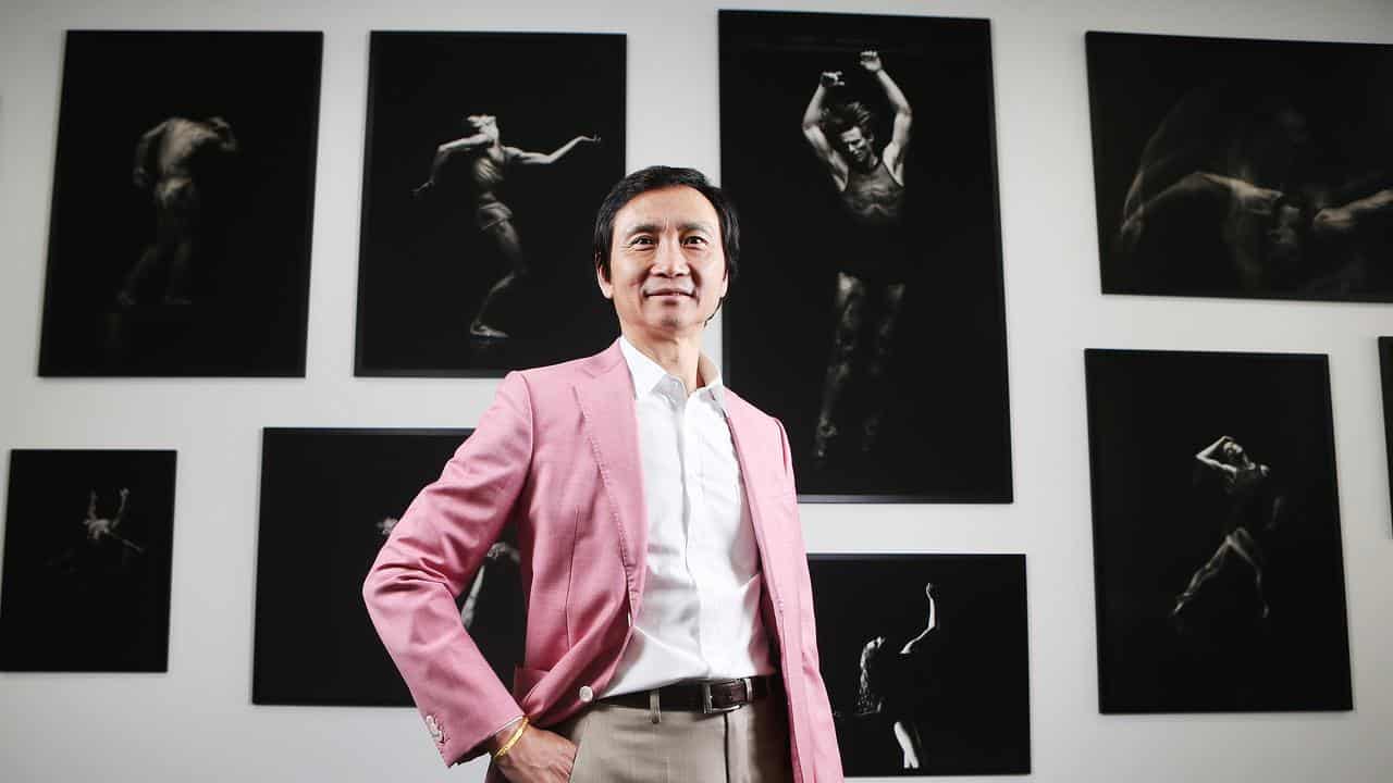 Li Cunxin when he was awarded a Queen's Birthday Honour in 2019