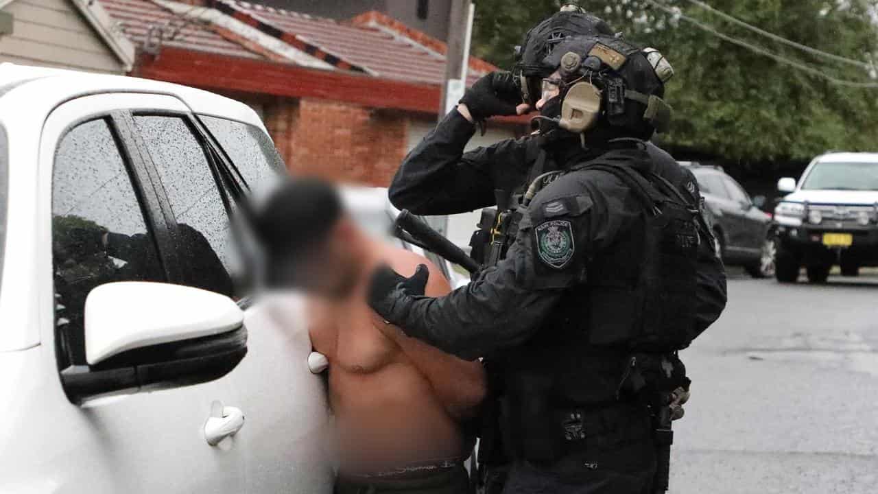 Police raid in Sydney