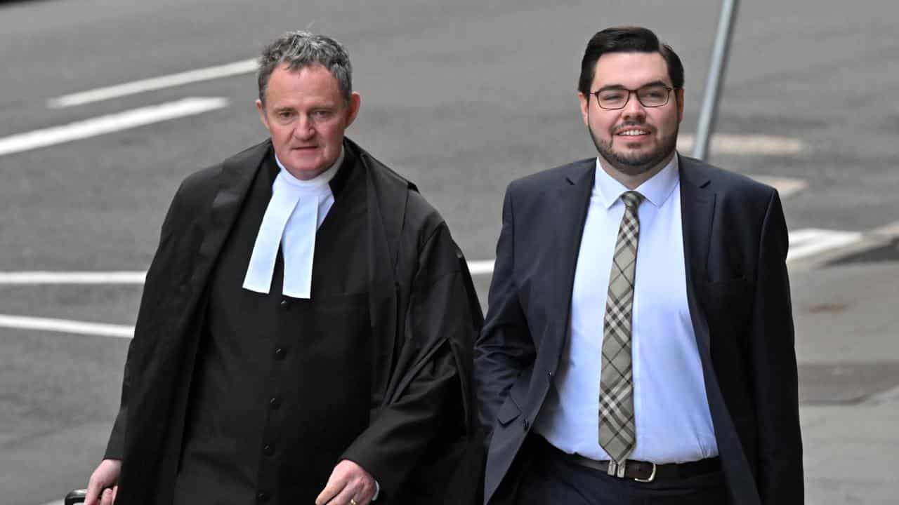 Lawyer Steven Whybrow (left) and former Liberal staffer Bruce Lehmann