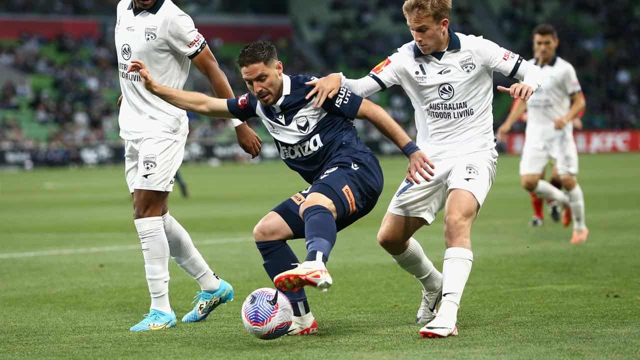 Melbourne Victory striker Bruno Fornaroli