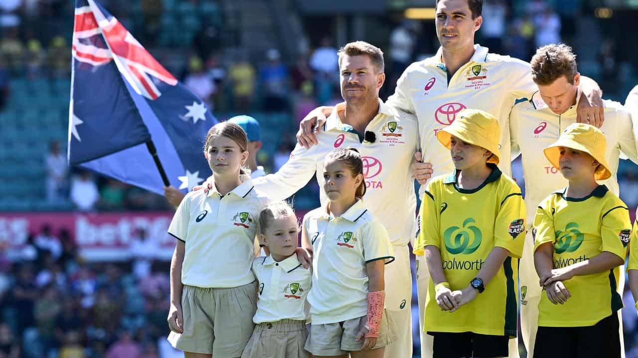 David Warner's three daughters