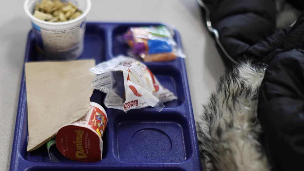 US elementary school meal