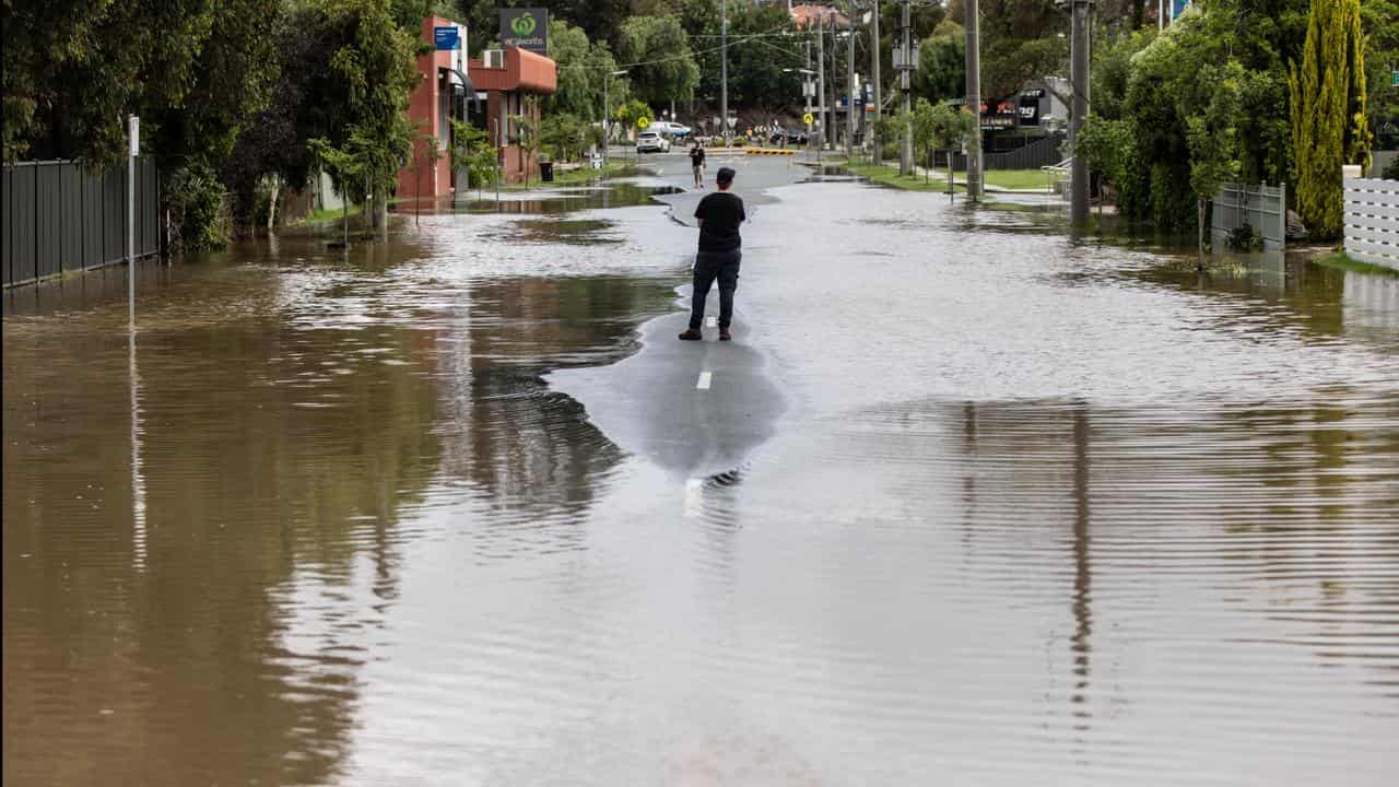 Seymour floodwaters