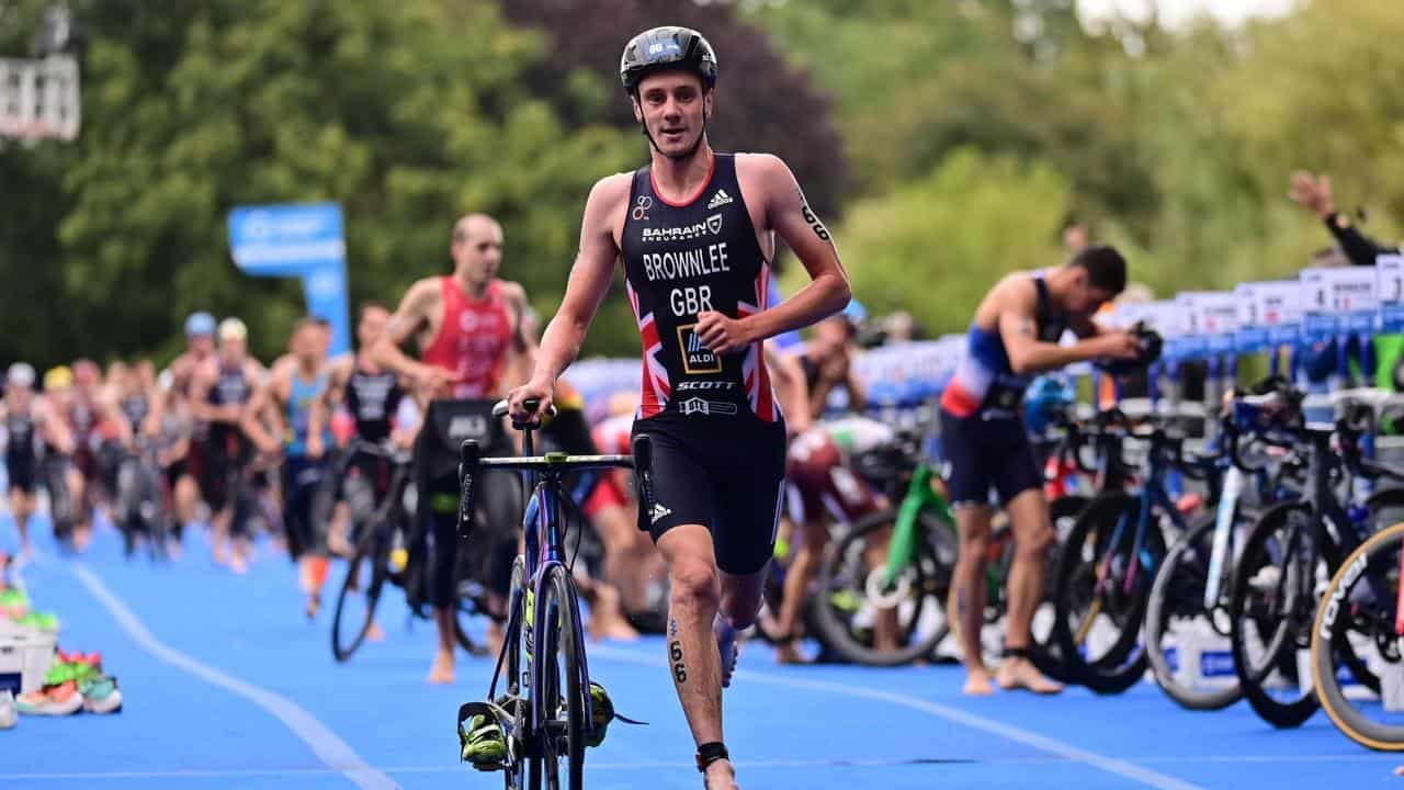 British triathlete Alistair Brownlee