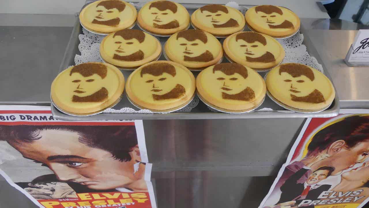 Elvis custard tarts at Johnsons Bakery in Parkes