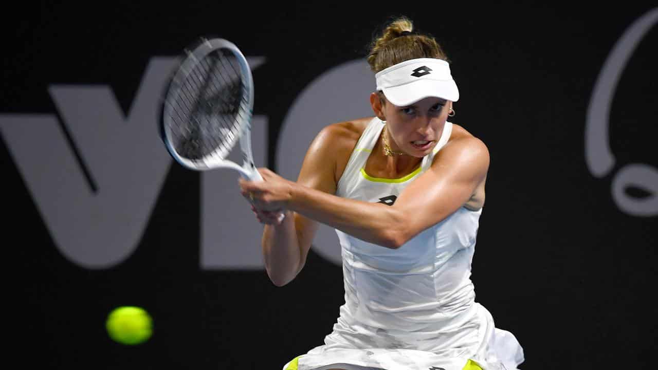 Elise Mertens of Belgium.