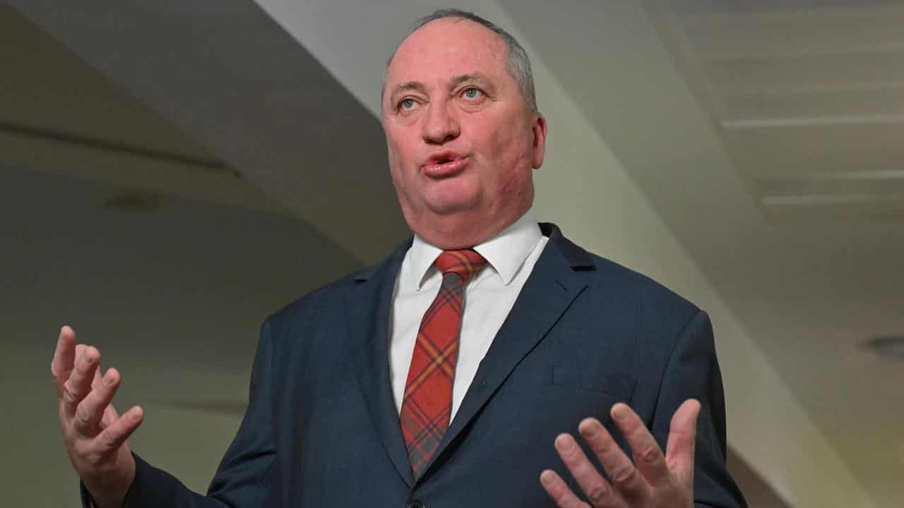 A file photo of Barnaby Joyce 