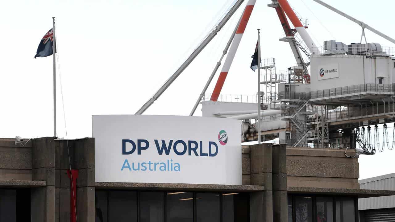 A DP World facility at the Port of Brisbane.