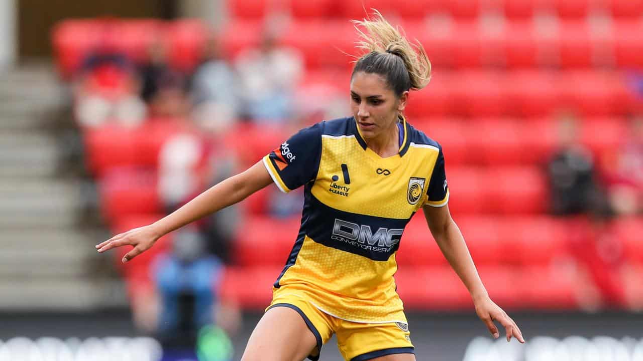 Rola Badawiya of the Central Coast Mariners.