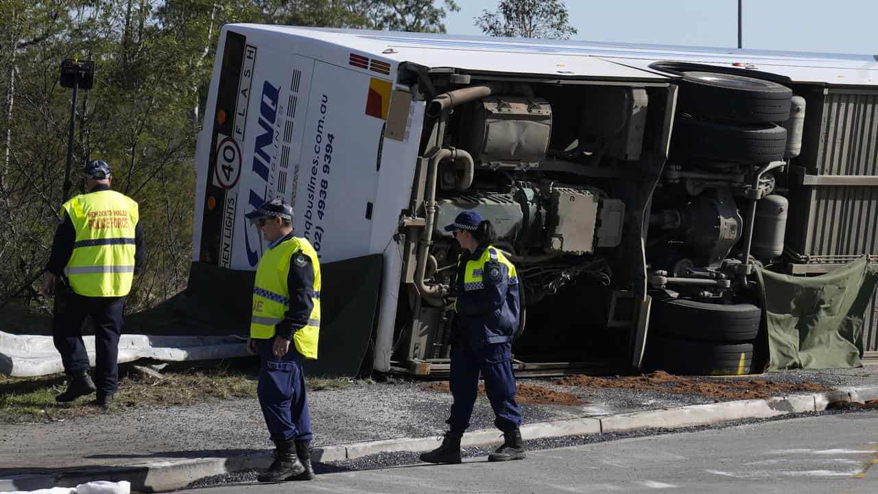 A bus crash in the Hunter Valley last June killed 10 people.