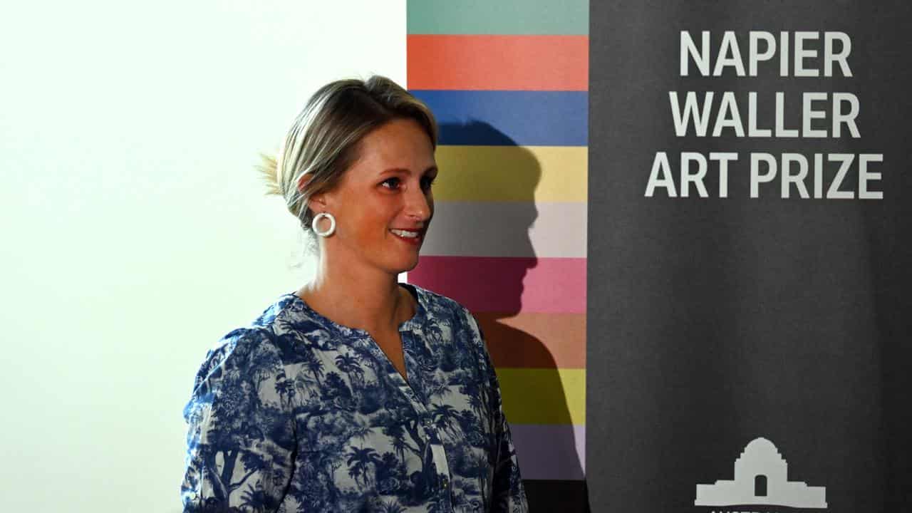 Anneke Jamieson won the Napier Waller Art Prize