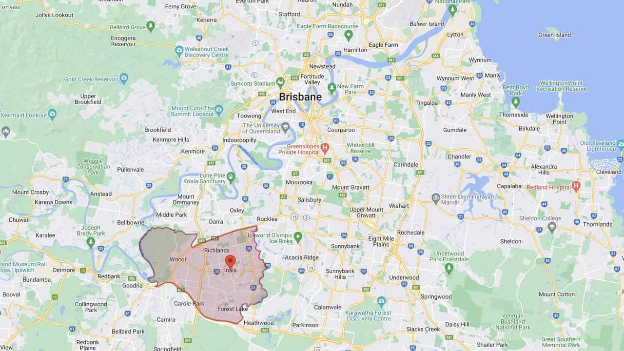 Map showing seat of Inala