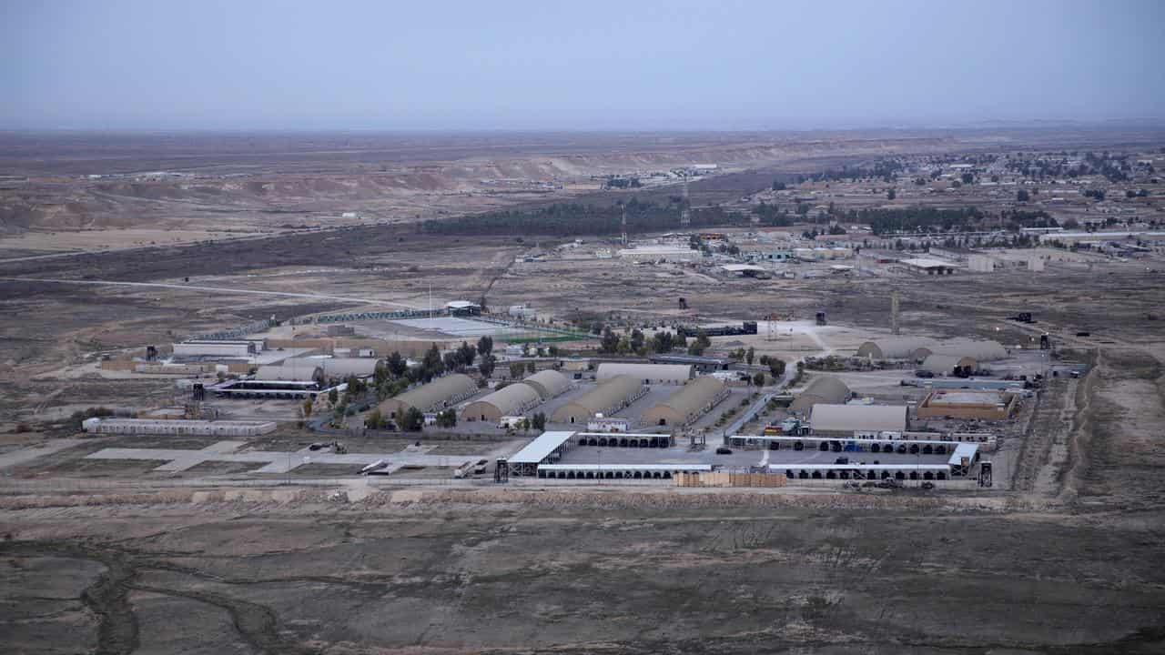 A file photo of al-Asad air base