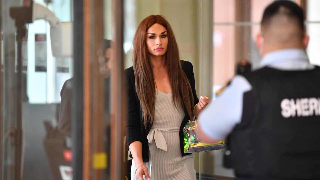 Anya Bradford arrives at court (file image)