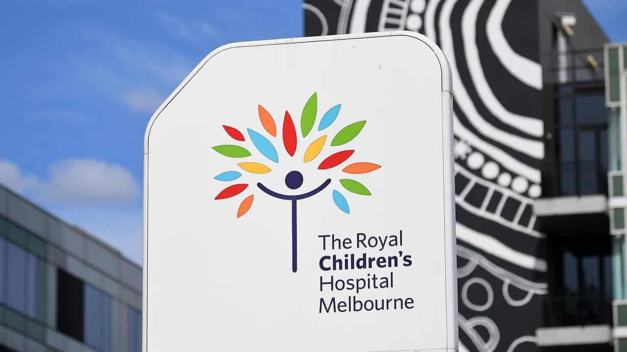 Signage for the Royal Children’s Hospital (file image)