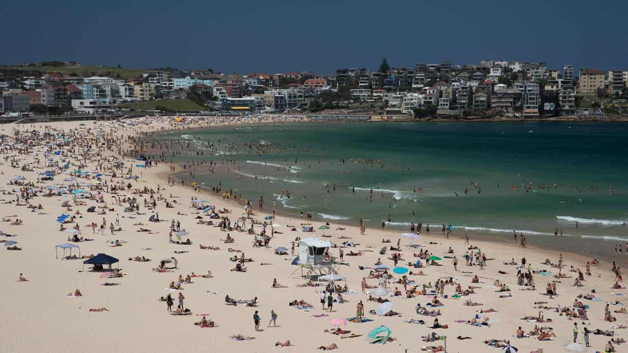 Bondi beach in Sydney.