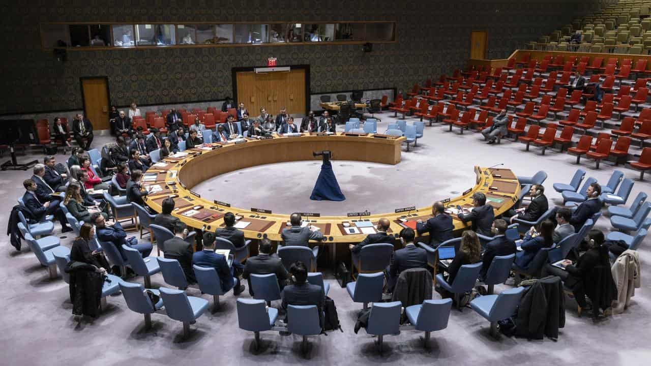 United Nations Security Council meeting