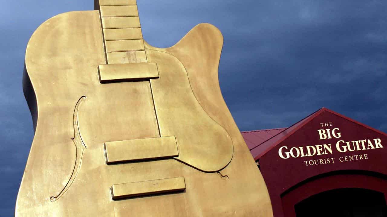 Big Golden Guitar in Tamworth.