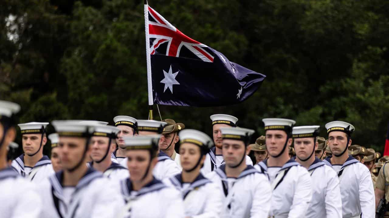 ADF tri-service guard at Government House