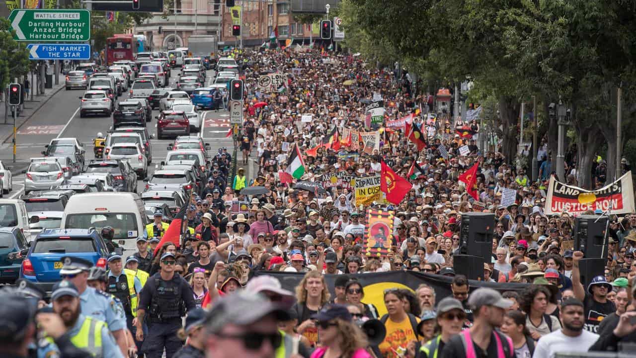 Invasion Day Rally in Sydney