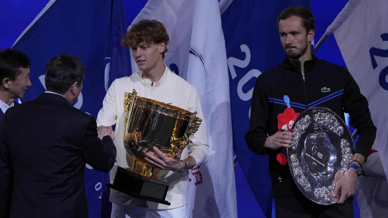 Jannik Sinner and Daniil Medvedev.