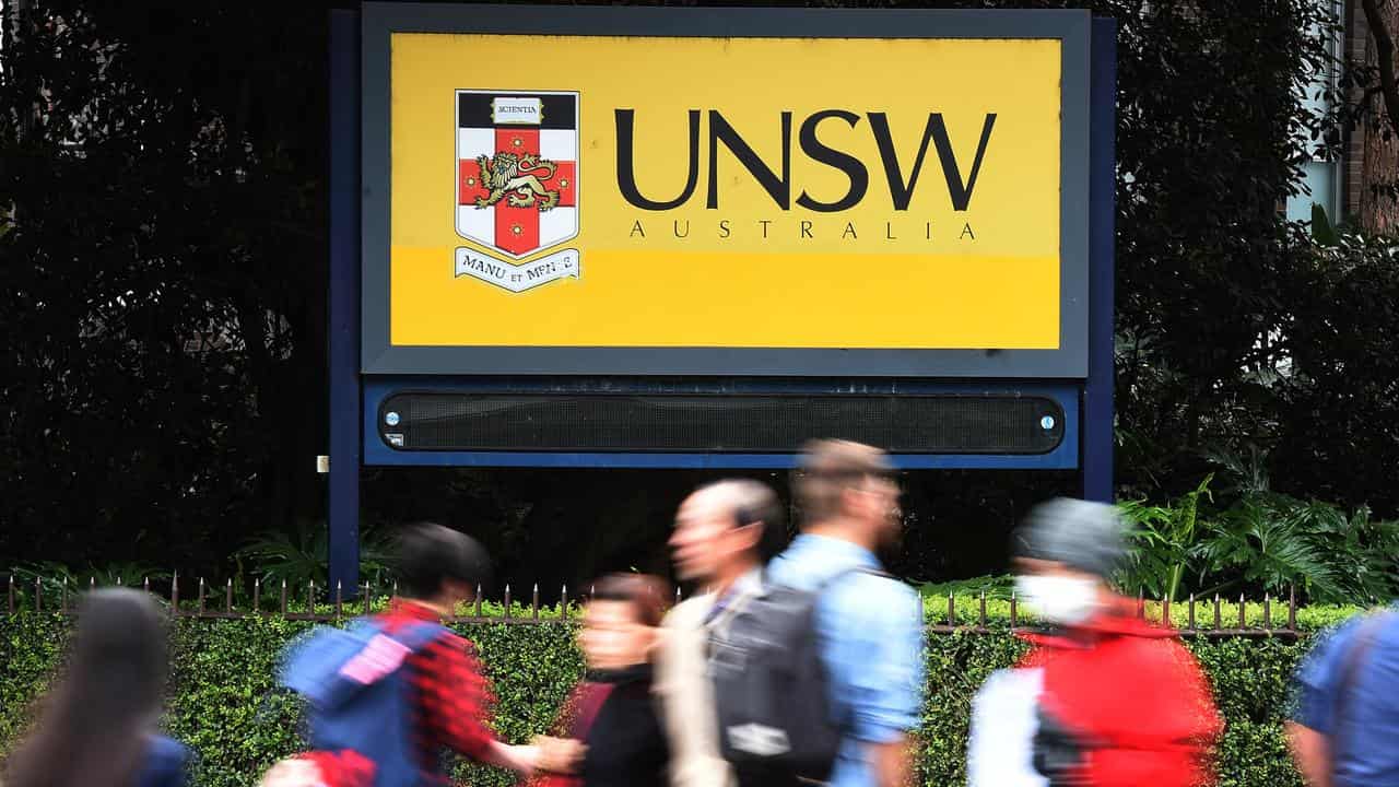 Students enter the University of New South Wales