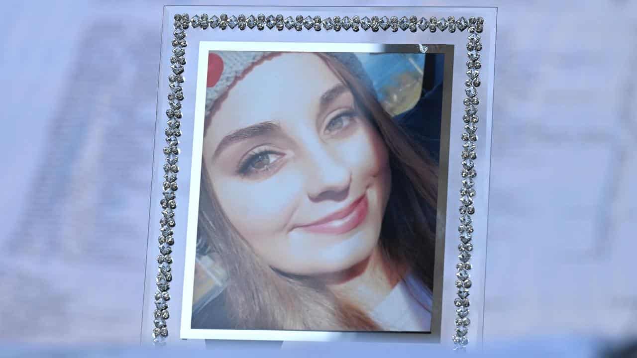 A framed picture of Celeste Manno (file image)