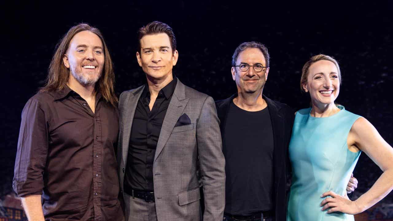 Tim Minchin, Andy Karl, Danny Rubin and Elise McCann