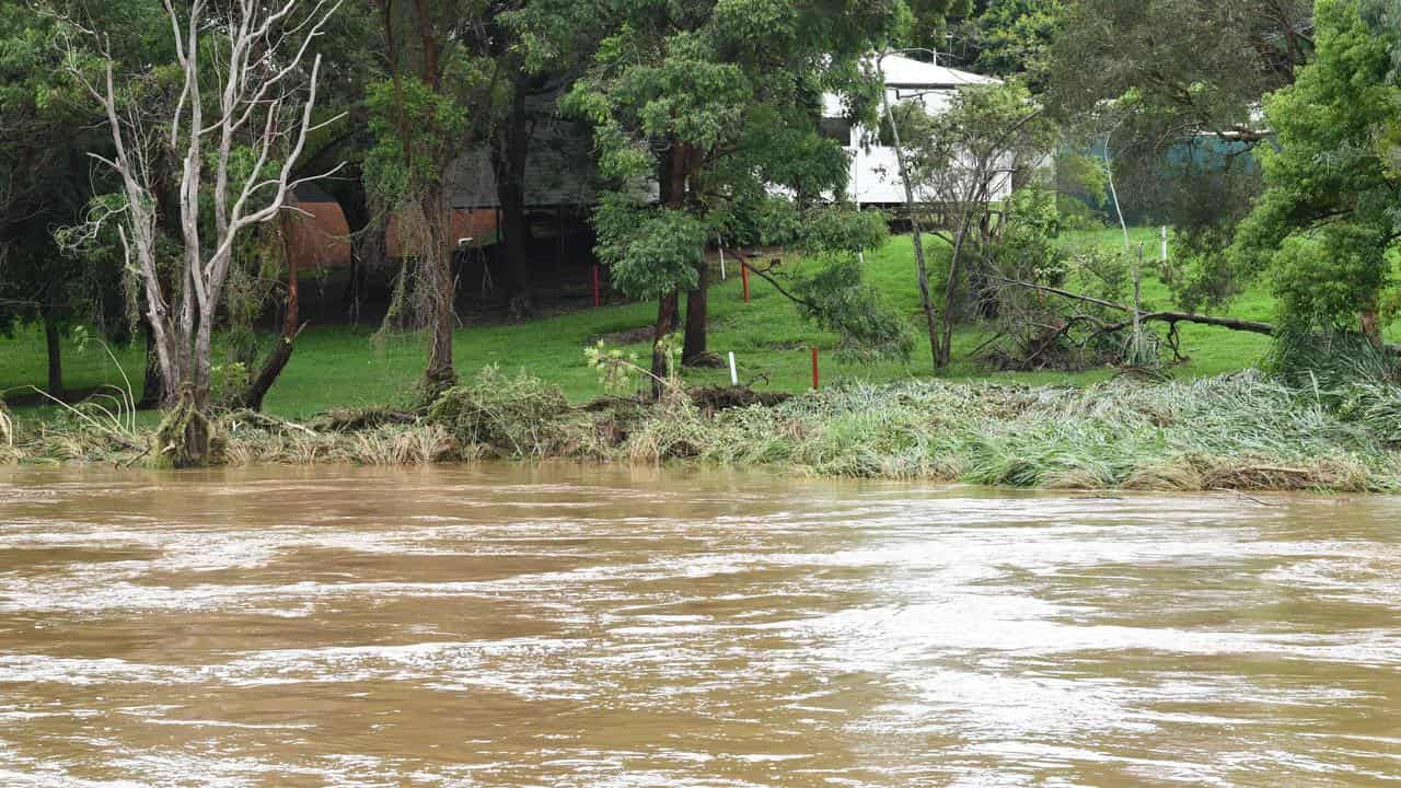 Flooded river