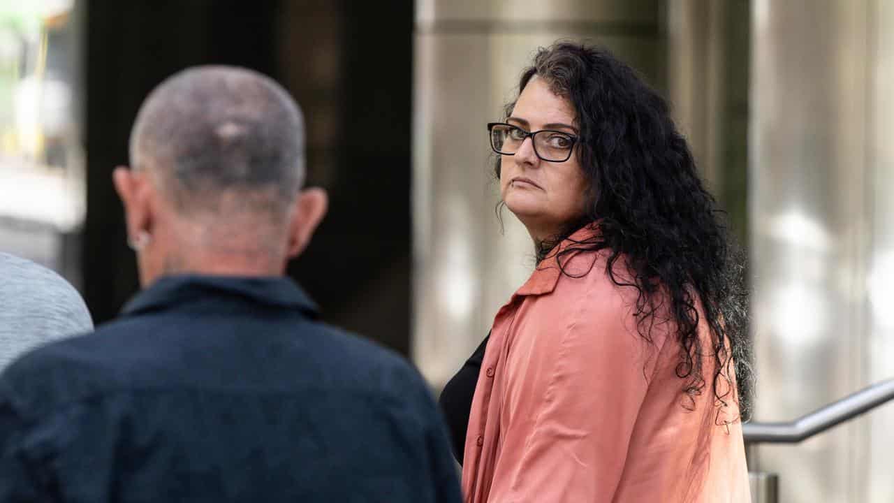 Corey Comport’s mother departs from the Victorian County Court