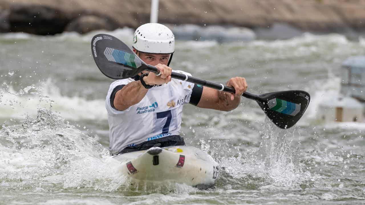 Australia kayaker Lucien Delfour.