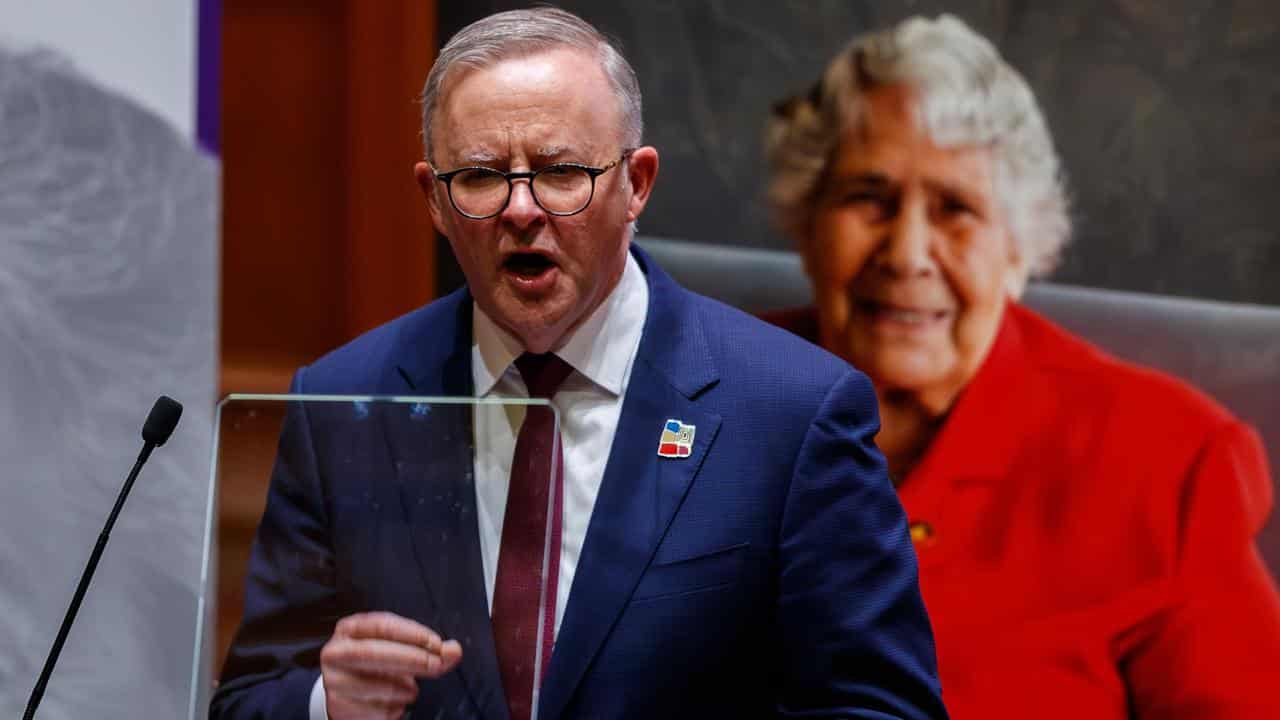 Anthony Albanese at the Lowitja O’Donoghue Oration